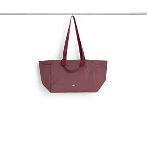 Hay - Grid Weekend Bag - Small - Burgundy